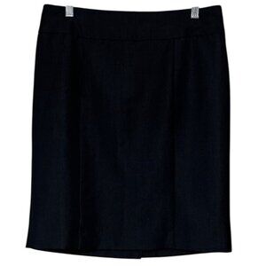 GEORGE Career Mini Skirt Dark Denim Color Polyester Rayon Blend Women's Size 6